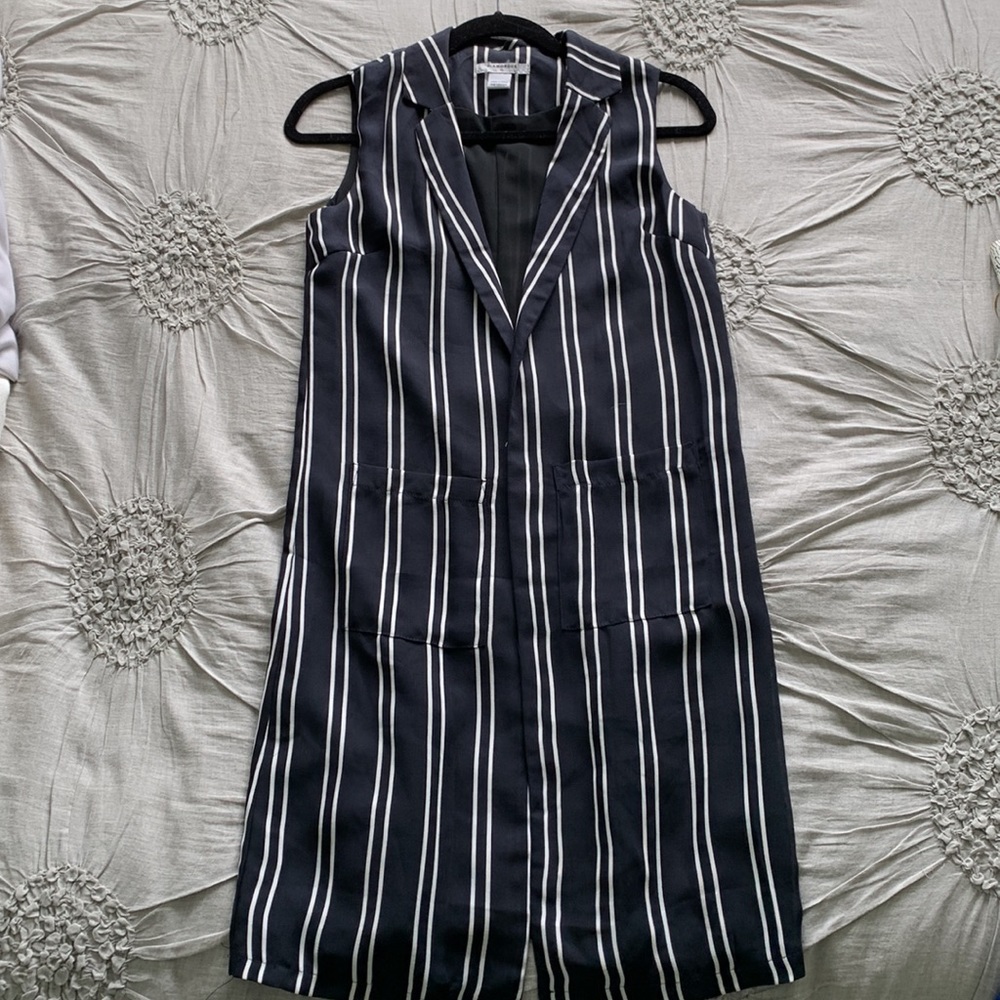 NWOT Glamorous Nautical inspired knee length vest XS